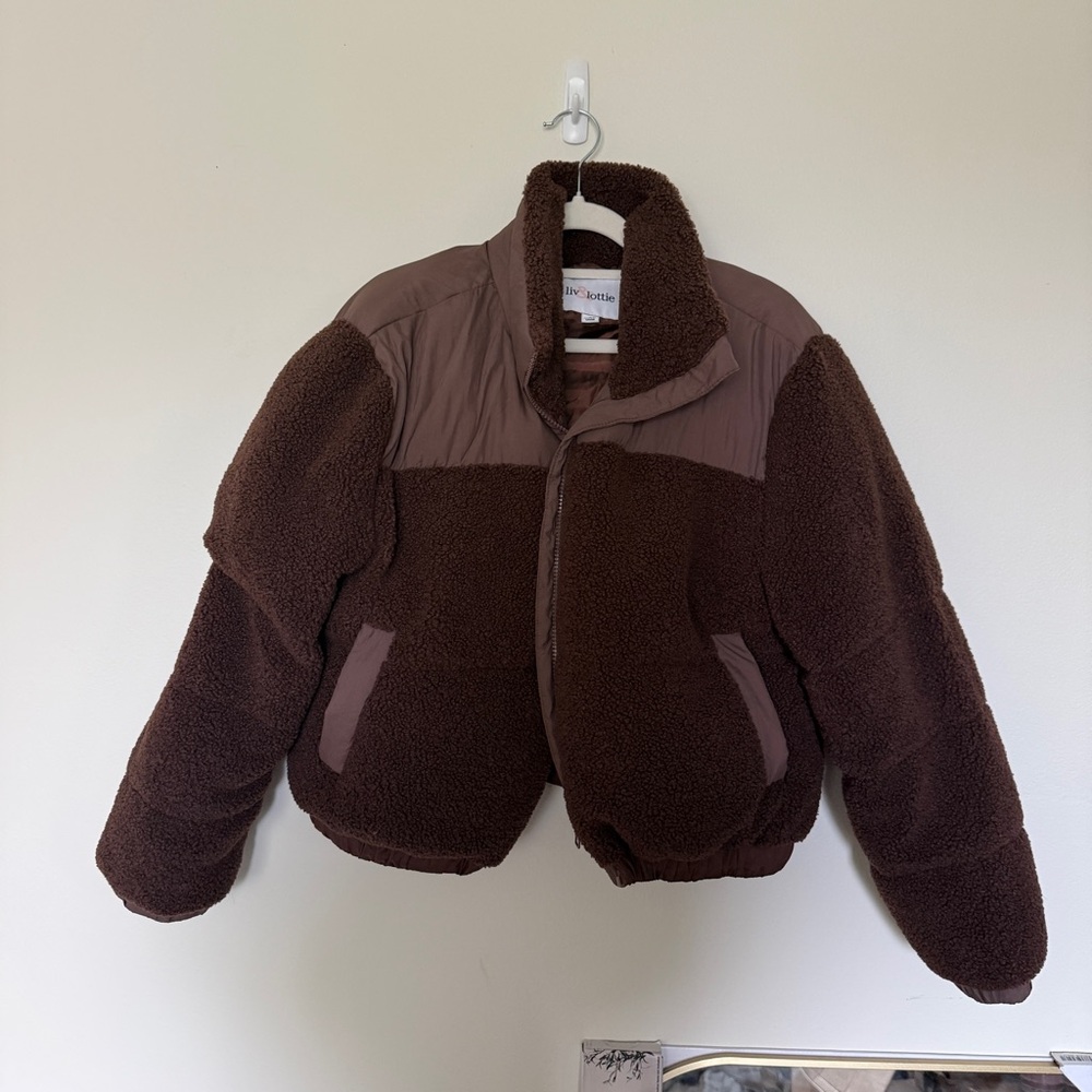 Brown Sherpa Jacket
